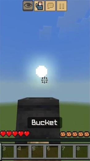 360° water bucket MLG #minercraft #mlg #fypシ゚viral #shorts