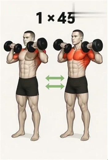 Animated Dumbbell Upright Row: Perfect Form & Muscle Activation Guide 💪 #ai #dumbbell