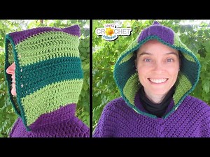 Poncho Hood Crochet Pattern & Tutorial