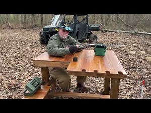 Shooting a New Model 1863 Sharps Bench Rested