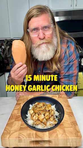 15 Minute Homemade Honey Garlic Chicken | Drew Cooks