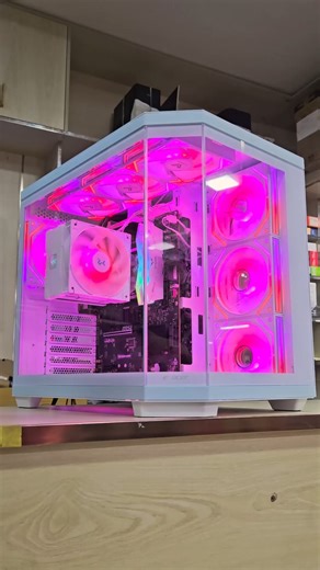 111K Ryzen 7 7700 Complete White PC #computerbuild #gaming #pcbuild #whitepcbuild #ryzen7 #gamingpc