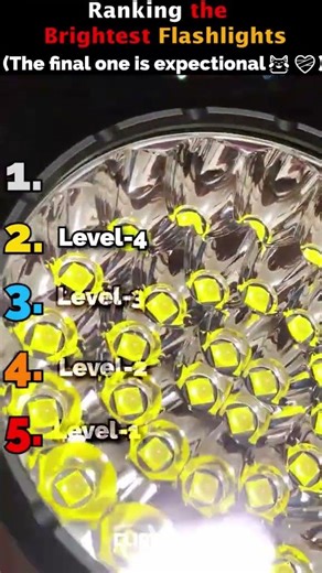 Ranking the brightest flashlights 😂😂 #viral #ranking