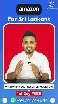 🚀 Start Your Freelancing Journey with Amazon Product Research - Sri Lanka