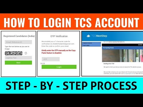How to reset TCS NextStep Password | How to Login TCS Nextstep Account