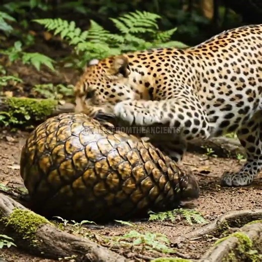 THE PANGOLIN THAT TRAPPED THE LEOPARD