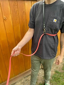 Adjustable Hands-free Leash, Crossbody Waterproof Biothane Dog Leash, Custom - Etsy