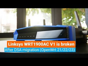 Linksys WRT1900AC V1 (throughput) is broken after DSA migration (OpenWrt 21/22/23)