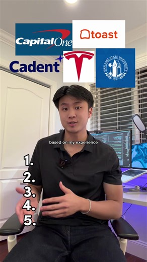 Ranking My Software Engineering Internships