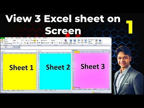 How to open and View 2 Excel Sheets at same time