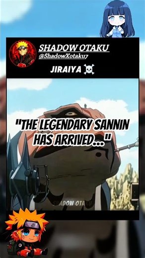Your Savior Is Here ☠️🔥 Jiraiya Entry #Naruto #anime