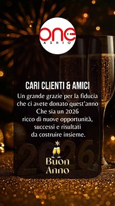 Buon 2026 da #ONEfashion | One Fashion
