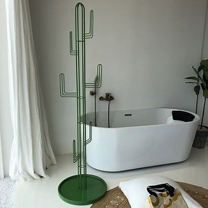 1800mm Clothing Stand Bedroom Hallway Coat Stand Freestanding Cactus Hall Tree in Green｜Homary  AU