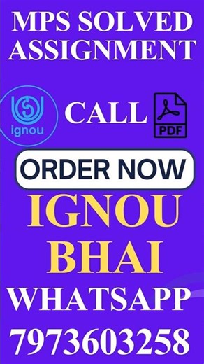 MPSE 04 Solved Assignment 2026 | IGNOU MPS | Download in English 📚