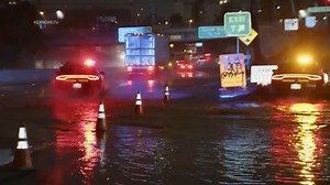 BREAKING NEWS: A broken water main is causing a major headache for commuters traveling on the 101 Freeway through Hollywood Tuesday morning. Motorists have been advised to avoid the area. Updates: https://tinyurl.com/jsn3xkjd | KTLA 5 News