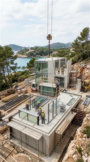 Luxury Modern Villa Construction 🏡