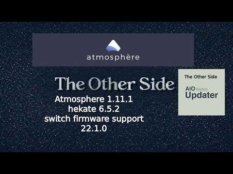 new atmosphere 1.11.1 for switch firmware 22.1.0 modded aio switch updater version