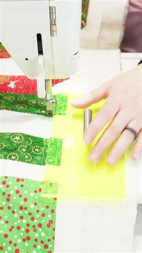 Straight line quilting made easy! #sewingtips #quilted