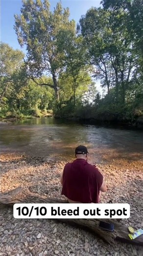 10/10 bleed out spot. #ozarks #river #vibes