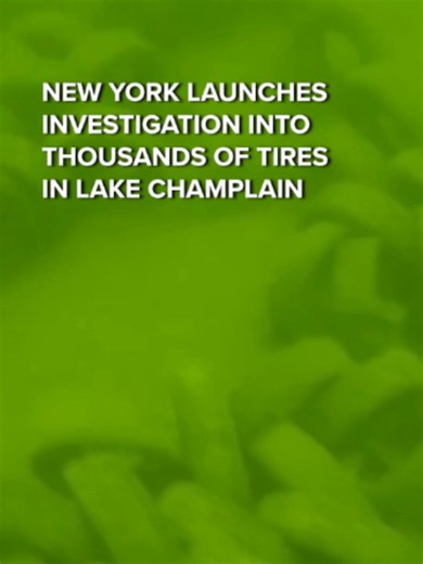 New York’s Department of Environmental Conservation says it has opened an investigation into how thousands of tires ended up at the bottom of Lake Champlain. A local boat captain earlier this summer discovered thousands of tires strung together, lining the bottom of Cumberland Bay, raising safety and environmental concerns. It’s unclear at this point how they ended up there. Story update linked 🔗 #LakeChamplain #NewYorkDEC #Pollution #EnvironmentalNews #Vermont
