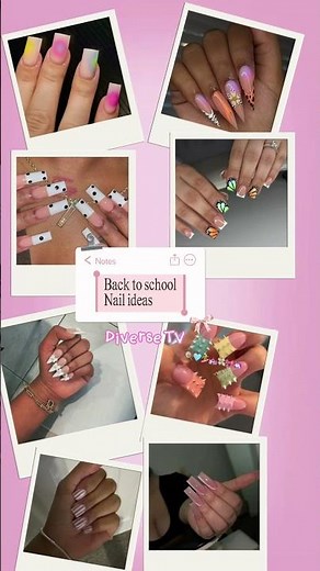 BACK TO SCHOOL NAIL IDEAS 😍💅 #backtoschool #nails #ideas #foryou