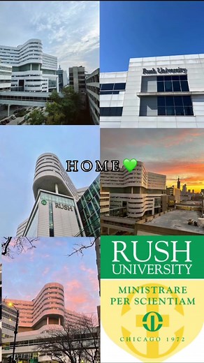 Home is where the heart is… & our hearts are at Rush University! 💚 #rushuniversity #rushuniversitymedicalcenter #OTD #student #occupationaltherapy #doctorofoccupationaltherapy #chicago #home