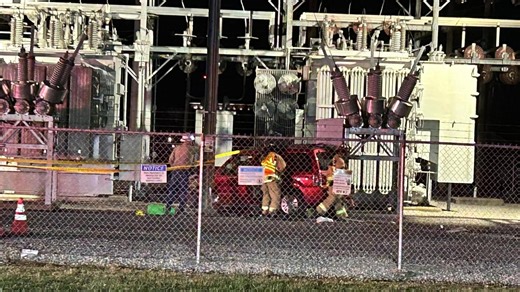 Power restored in Shelbyville after driver crashes into substation