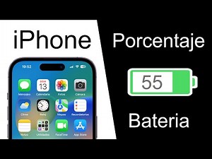Cómo ver el Porcentaje de Batería en iPhone