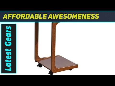 Amazing Movable Side Table: Solid Wood & Clever Design!