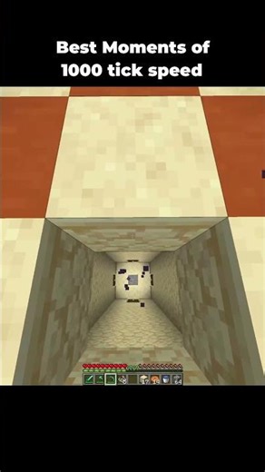 Minecraft Best Tickspeed Moments💀#minecraft #shorts