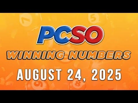 P49.5M Jackpot Ultra Lotto 6/58, 2D, 3D, and Superlotto 6/49 | August 24, 2025