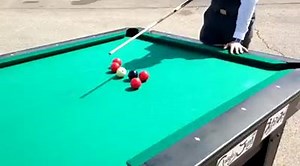 32K views · 254 reactions | Putting a pool table outside by the helipad seemed like such a good idea until we realized the balls were moving by themselves LOL | Florian 'Venom' Kohler | Facebook