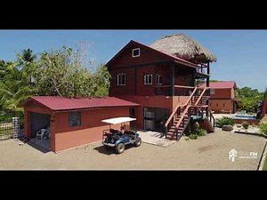 FOR SALE: Gorgeous Home in Hopkins, Belize w/ 2-Story Cabins, Garage & Pool!