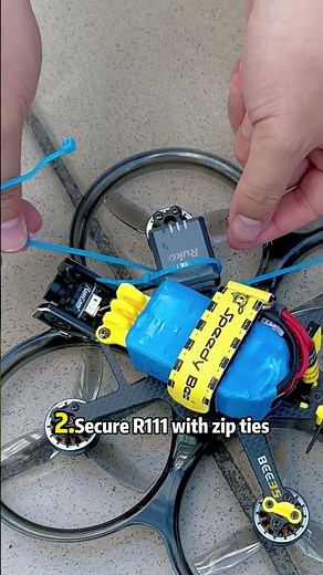Step-by-Step Guide: Installing the R111 Remote Module on Your FPV Drone's Arms! #tutorials #fpvdrone