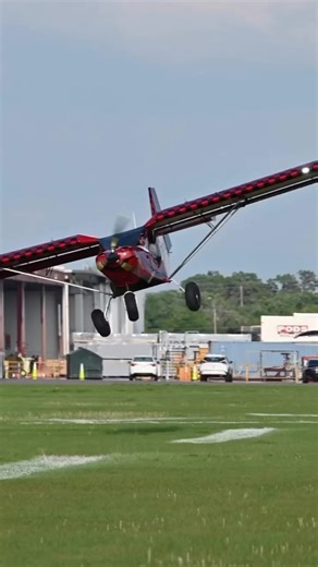 @stolbandit landing at a SToL demo. Check out the gusty wind gets battling. | National STOL Series
