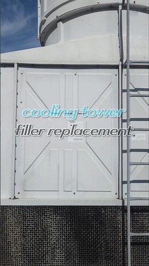 공장 냉각탑 maintenance | 대향류형 cooling tower 충진재 교체 1일차 #냉각탑#maintenance#coolingtower