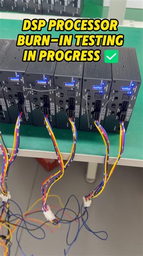 DSP Processor Burn-I n Testing ln Progress✅#AudioDSP#DSPChip#BurnInTest#PCBAFactory