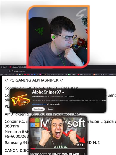 PC Gaming de AlphaSniper97: Precios y Tecnología Actual