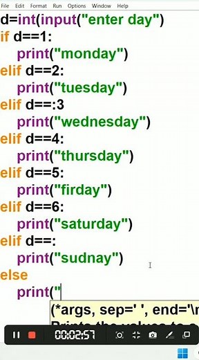 PYTHON ELIF CONDITIONS//ADVANCED//IF CONDITIONS//PYTHON FULL VIDEO