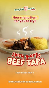 Beef tapa na may twist? Subukan ang Spicy Garlic Tapa! Simple, swak sa panlasa, at pwedeng gawing paninda. 🌶️ #UNLAD #PangkabuhayanSerye2025 #BeefTapaRecipe #BeefTapa | UNLAD International Inc.