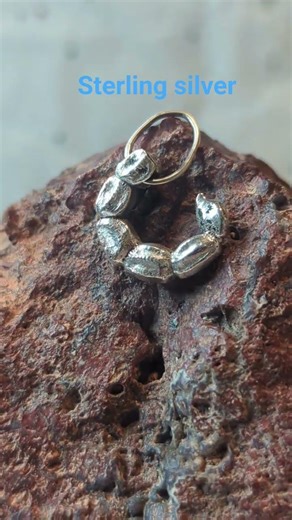 Custom Sized Sterling Silver Scorpion Tail Pendant