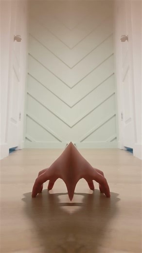 Floating hands spider