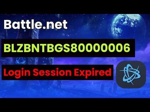 How To Fix Battle.net BLZBNTBGS80000006 Login Session Expired In Windows 10/11 (2026)