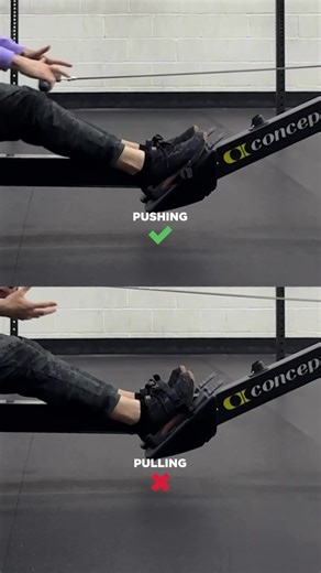 Just like a deadlift it’s a push not a pull and rowing without straps is a fantastic drill to get you to understand where and how to place your power on the rower.