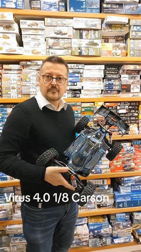 Carson Virus 4.0 scala 1/8 performance da gara | Modellismo Sant'Alessandro