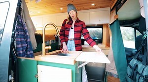 92K views · 1.8K reactions | Megan is an adventurous, smart woman who loves road life, but is also real and honest about her experience. She works full-time on the road helping small businesses get themselves going. Her van's name is 'Avo', short for Avocado and was built out with help from https://www.instagram.com/heartwoodcustomvans/ out of Canada. Her Instagram - https://www.instagram.com/meganmcable/ | Tiny Home Tours | Facebook
