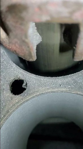 Boring Toyota 22re with antique Van Norman boring bar.