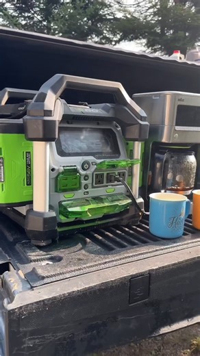 Don't miss out on your morning joe. Add the EGO Nexus Power Station to your next camping trip. Video by Phil Vision | EGO