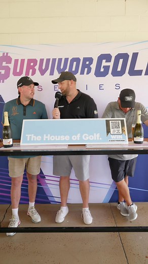 Post game interview 🎙️ You can't truly feel like a pro unless you get the all important post match interview with Dave 💪 There is no better feeling then taking home a golden ticket after a tough playoff! Playoffs are what we love to see after a hard day on the course, with the leading teams getting the chance to compete in front of the entire event for the golden tickets. Who will take home a golden ticket at our Heritage Golf & Country Club event in just over a week's time? The House of Golf 