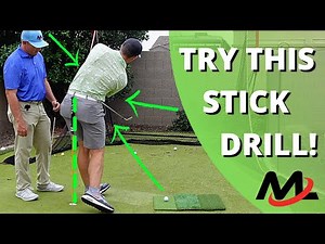 Hip Turn And Depth W/ Simple Golf Swing Drill | STOP Early Extending